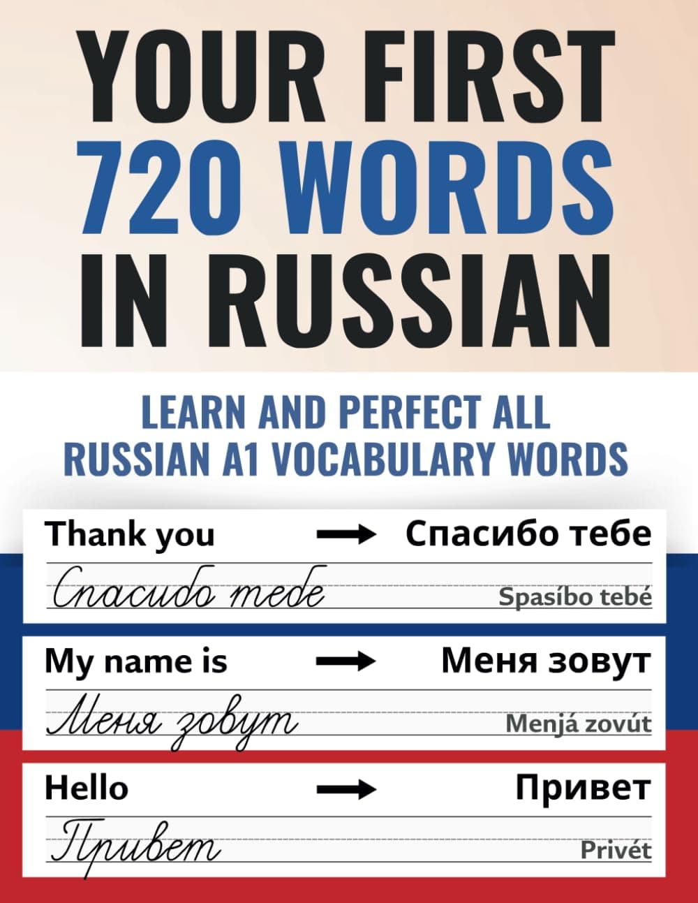 – Your first 720 words in Russian | Learn and perfect the most important Russian words as a beginner in just a few weeks | Achieve the Russian A1 level as easily as possible