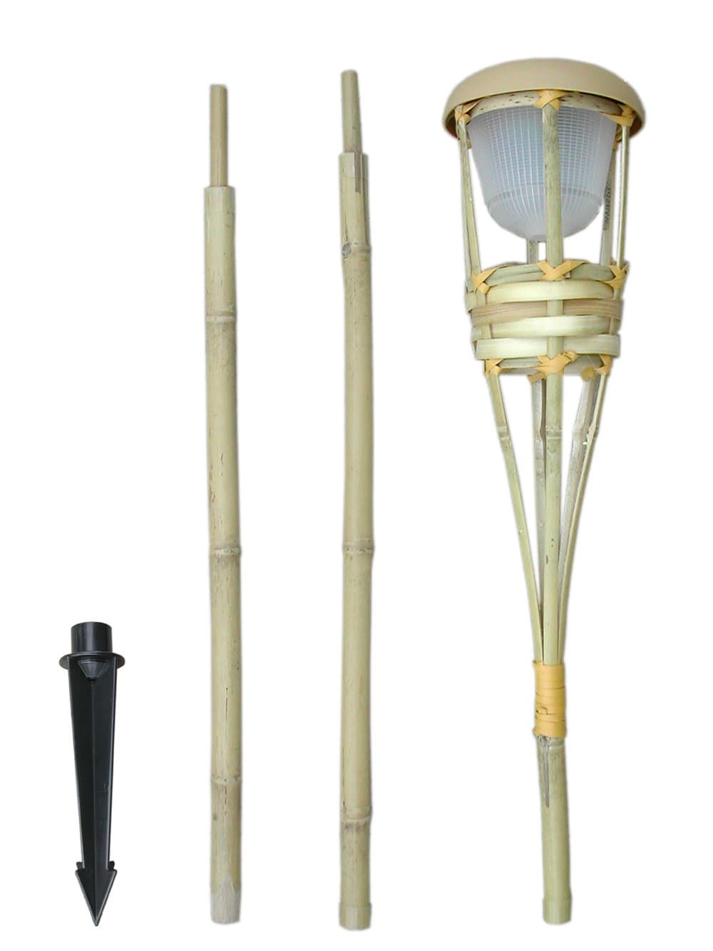 Fortune Products TIKI-60-6 Bamboo Tiki LED Light, 60.5" Height (Pack of 6)