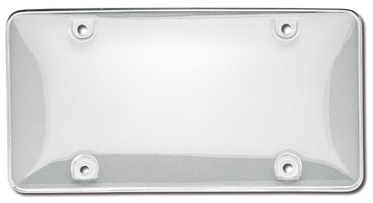 Cruiser Accessories 72100 Novelty/License Plate Bubble Shield, Clear