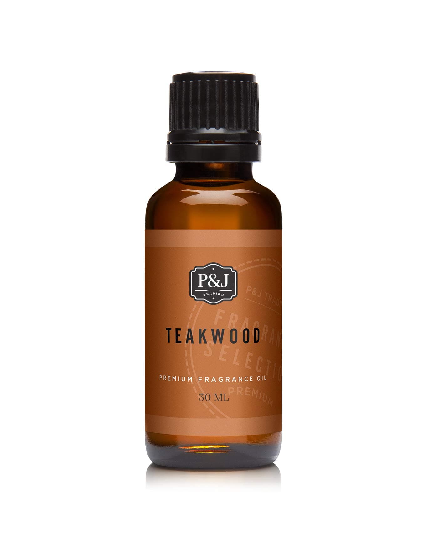 P&J Fragrance Oil | Teakwood Oil 30ml - Candle Scents for Candle Making, Freshie Scent, Soap Making Supplies, Diffuser Oil Scents
