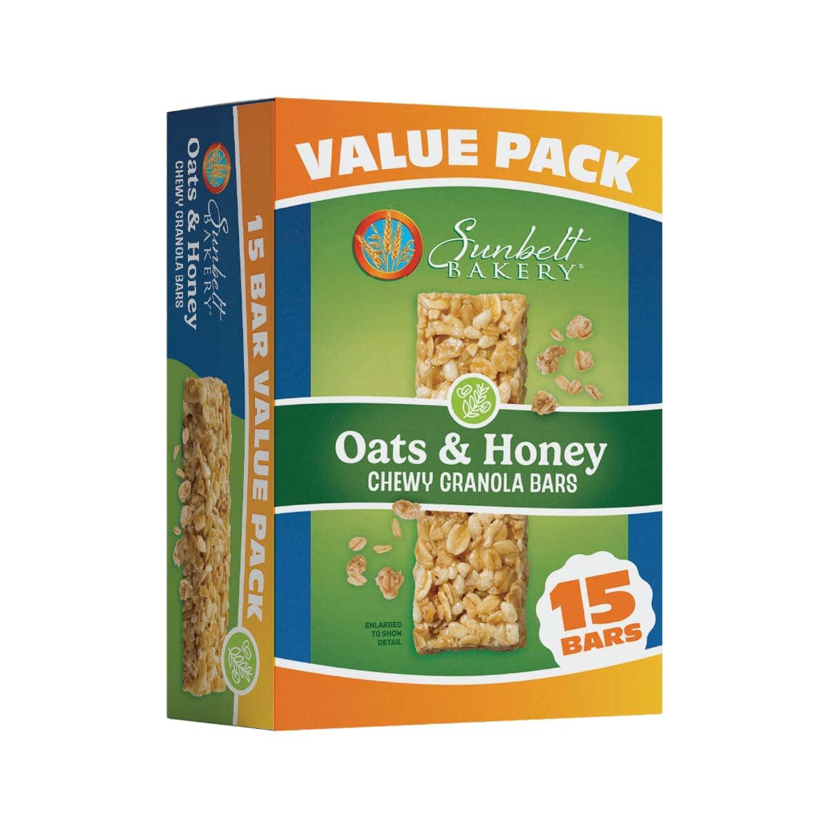 Sunbelt Bakery Oats & Honey Chewy Granola Bars, 14.26 Oz. 15 Count (Box of 1)
