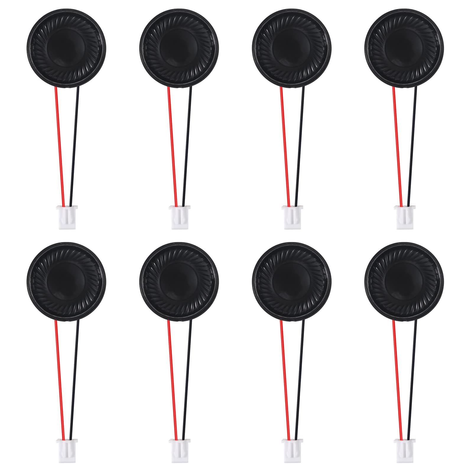 8Pcs 8 Ohm 2W Speaker 8ohm Round 28mm Loud Speakers Compatible with Small Loudspeaker Audio MP3 MP4 Player Speaker