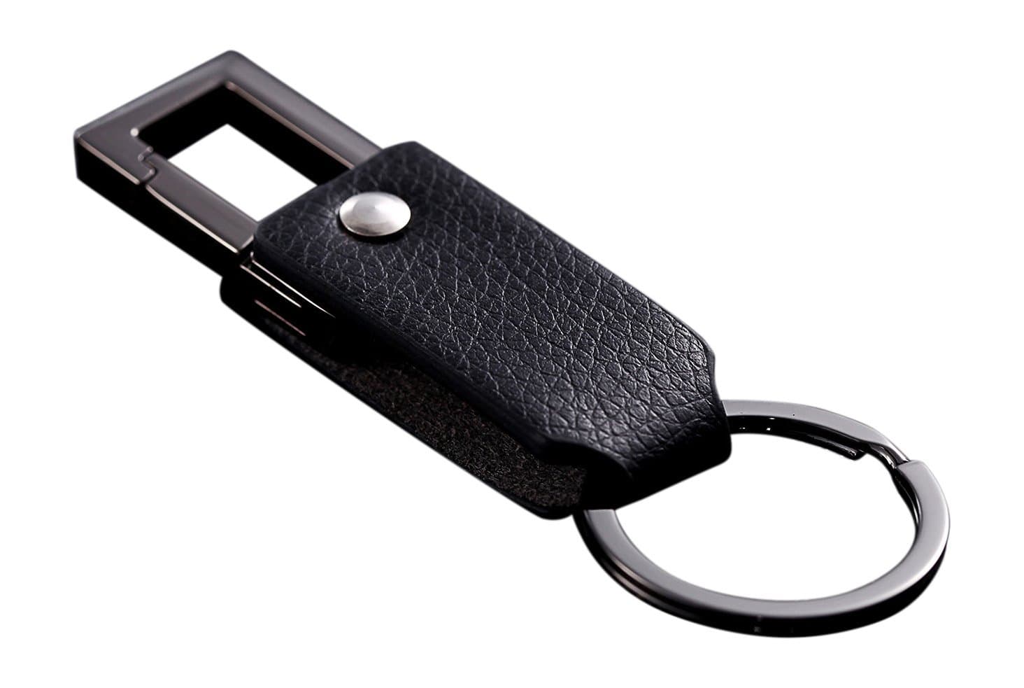 Cerbery - Leather Keyring with Rings and Gift Box