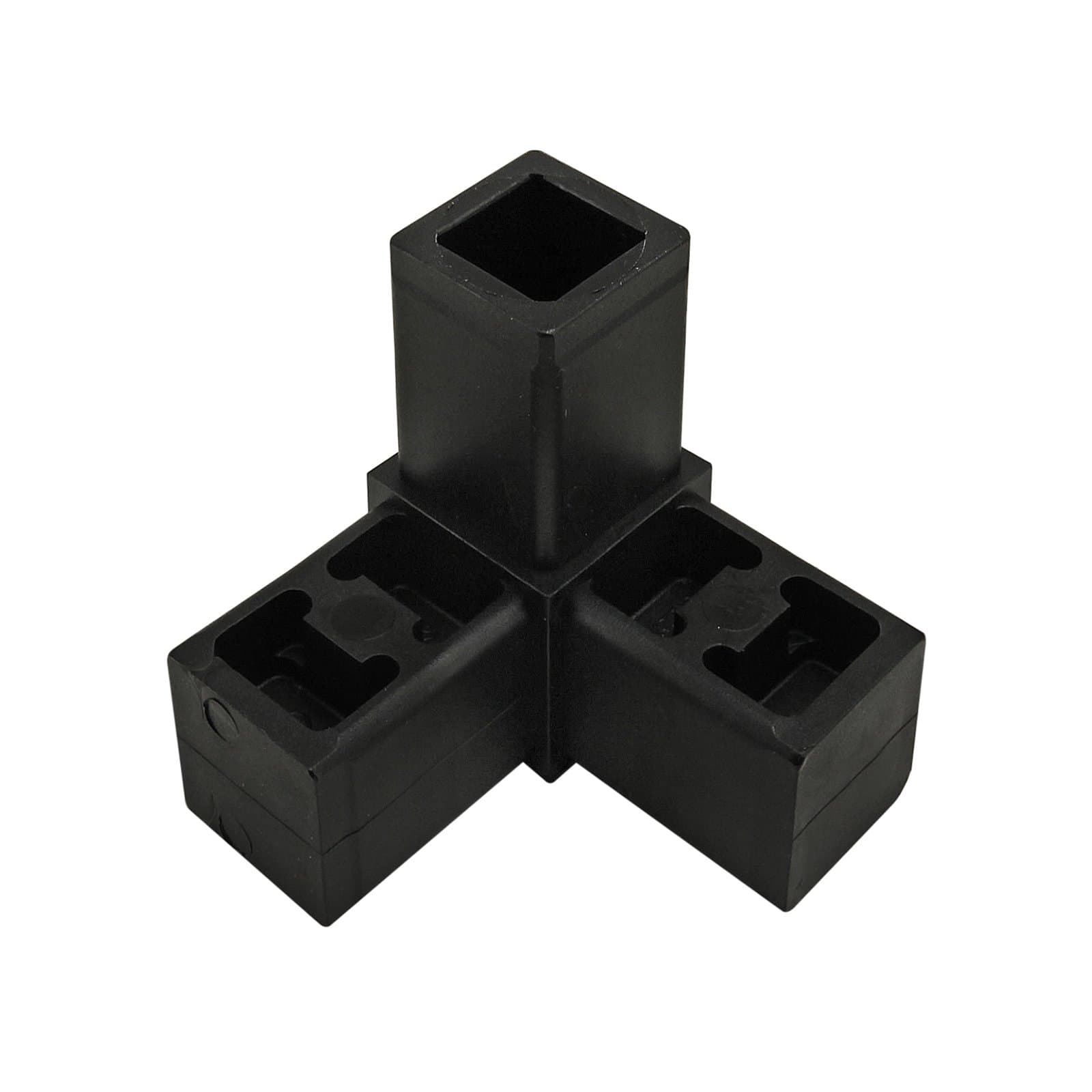 80/20 Inc., 9250, Quick Frame 3 Way Corner Connector, Black Nylon