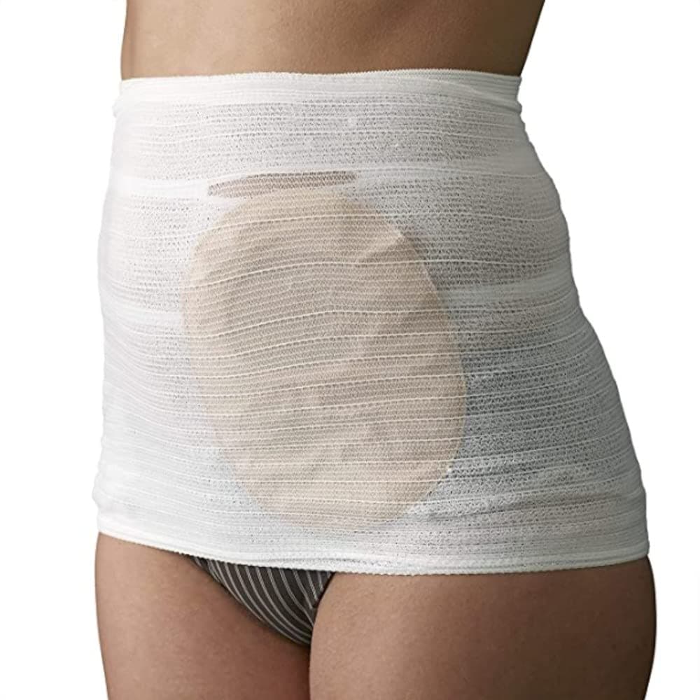 Stomasafe Classic Ostomy Support Garment, Large, 41-1/2" - 51" Hip Circumference, White (3/Package)