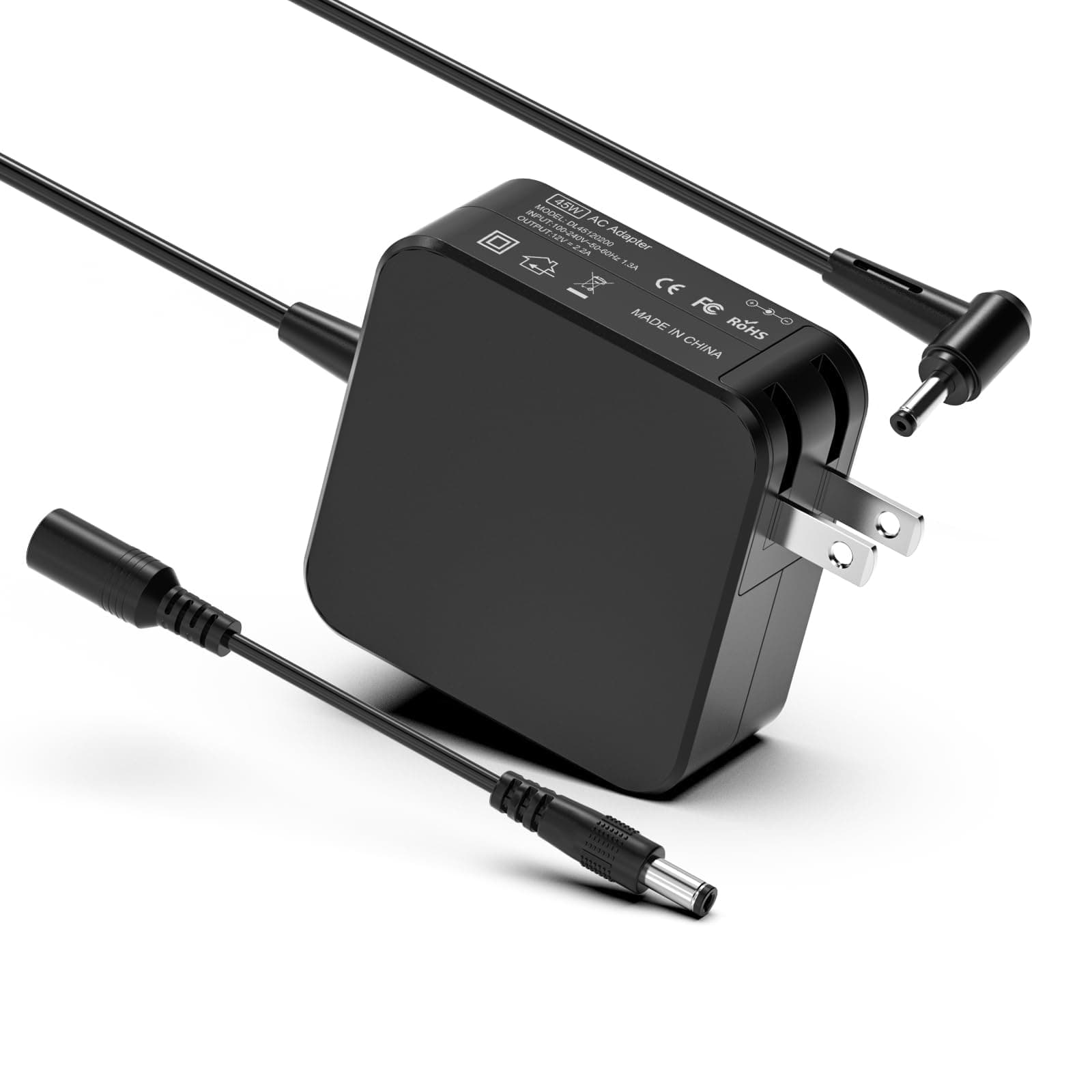 45W Laptop Charger Compatible with Asus Vivobook X541 X515 X556 X712 Power Supply Adapter