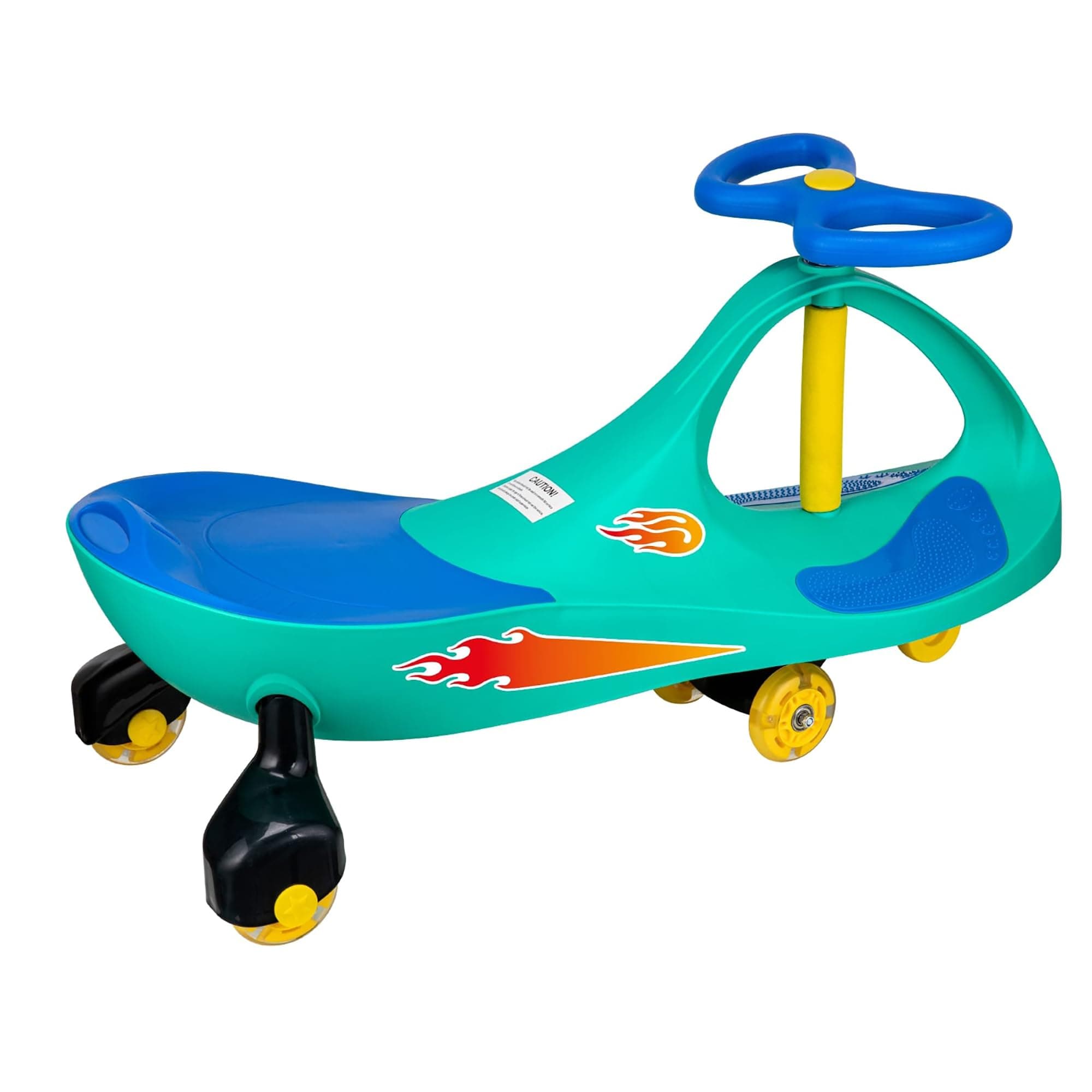 PlasmaCar Lightning Glow Rider - Inertia & Movement Powered Ride-On Toy, Light-Up Wheels, Indoor-Outdoor Play