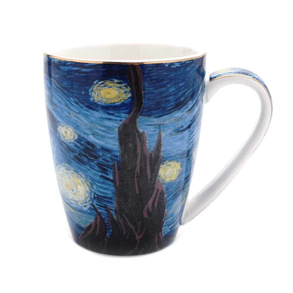 (410ml) - Vincent Van Gogh Art The Starry Night Porcelain Coffee Mug (410ml)