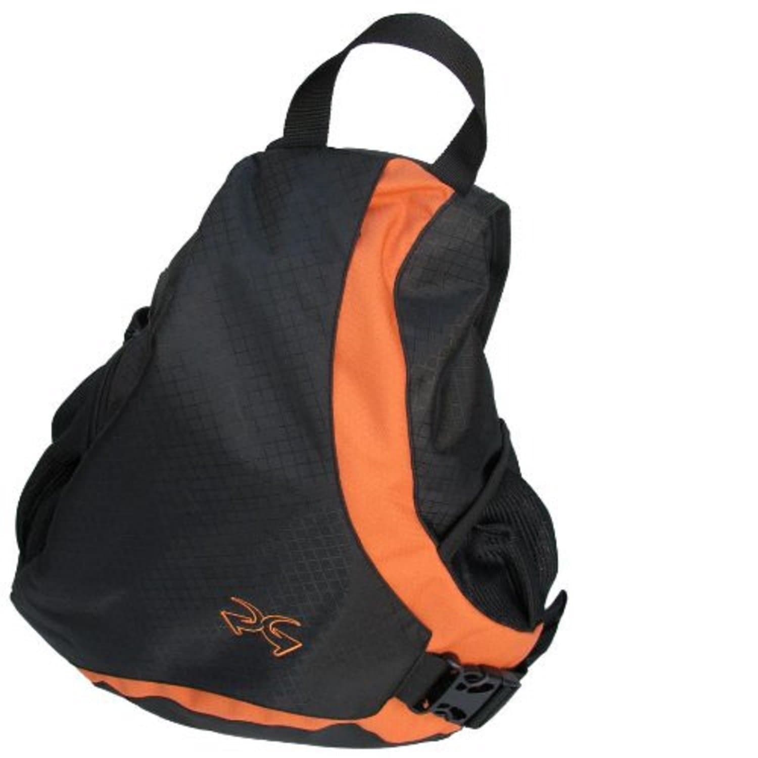Piper Gear Slider Deluxe Messenger ackpack (Blk/Orange, 18x12x6.5-Inch)