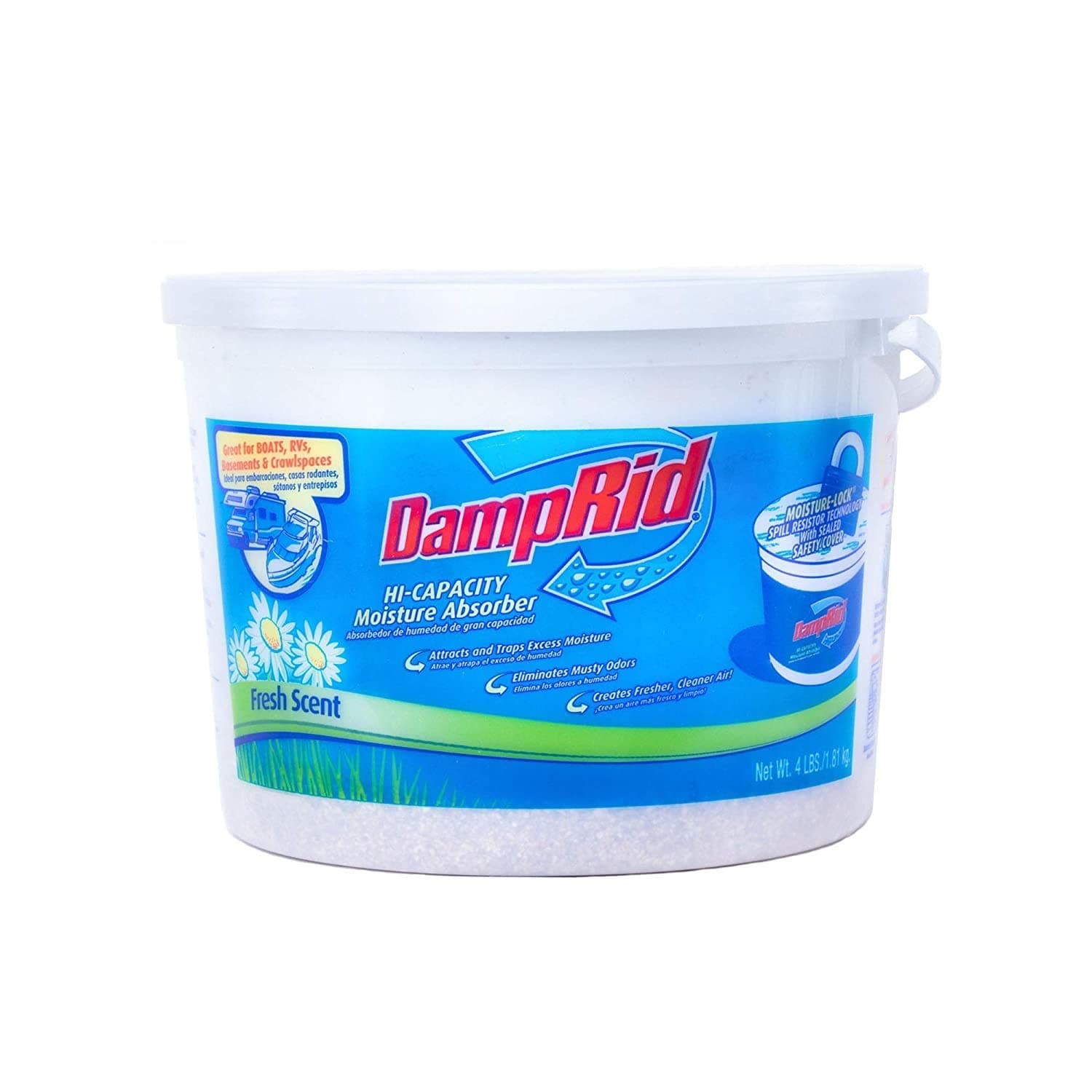 DampRid FG50T HI-Capacity Moisture Absorber, 2-Pack, 4-Pound, 2 Piece