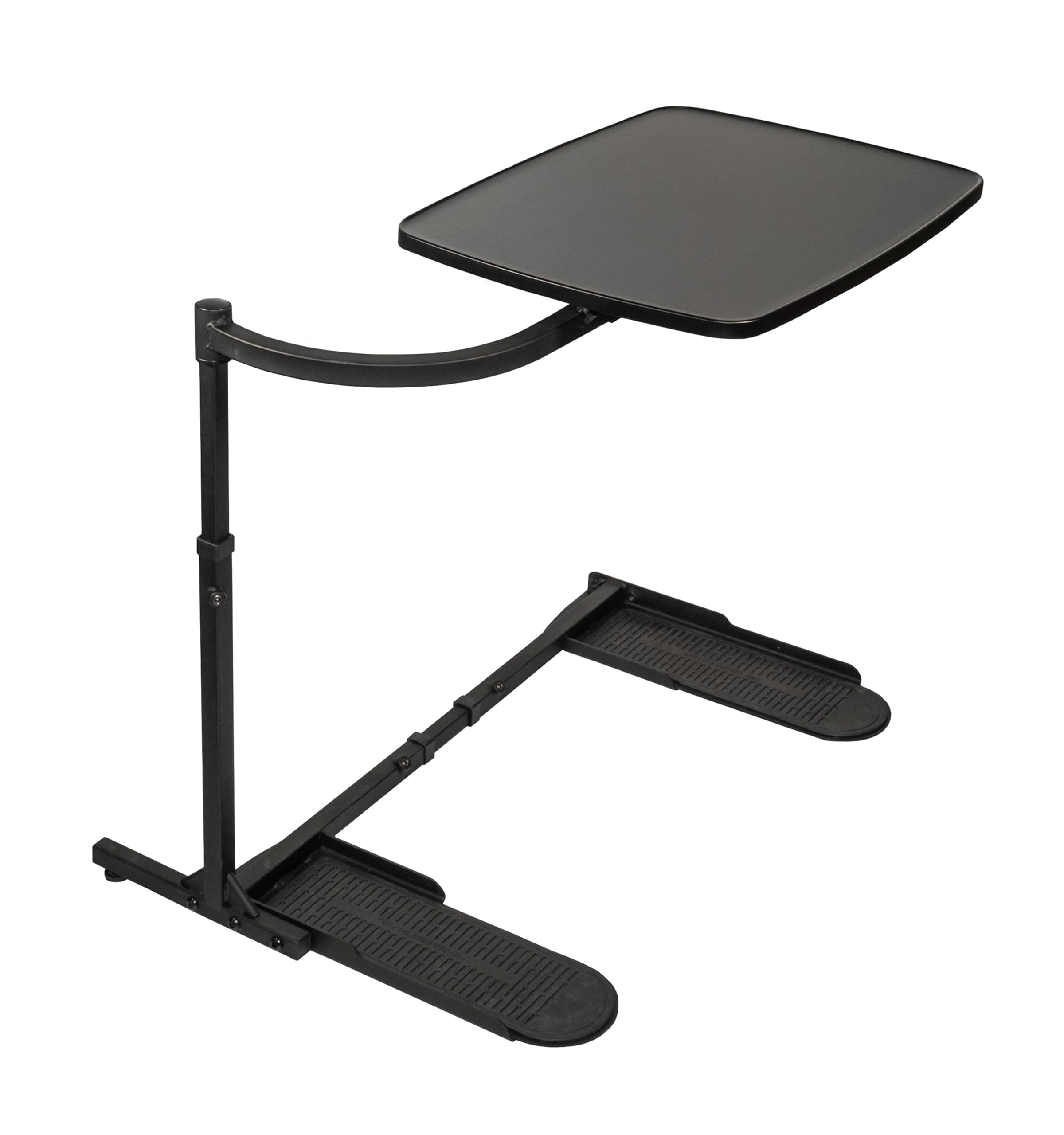 Wonder Tray, Adjustable Swivel Table, Large Laptop Stand, Couch Desk, Side Tables & Gaming Bench, TV-Trays for Eating on Couches, Chairs, Recliners, Black