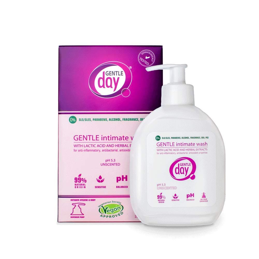 Gentle Intimate Wash – for Sensitive Skin, Daily Hygiene and Body Care - Certified Vegan and Eco-Friendly - Ph-Balanced (250 Ml)
