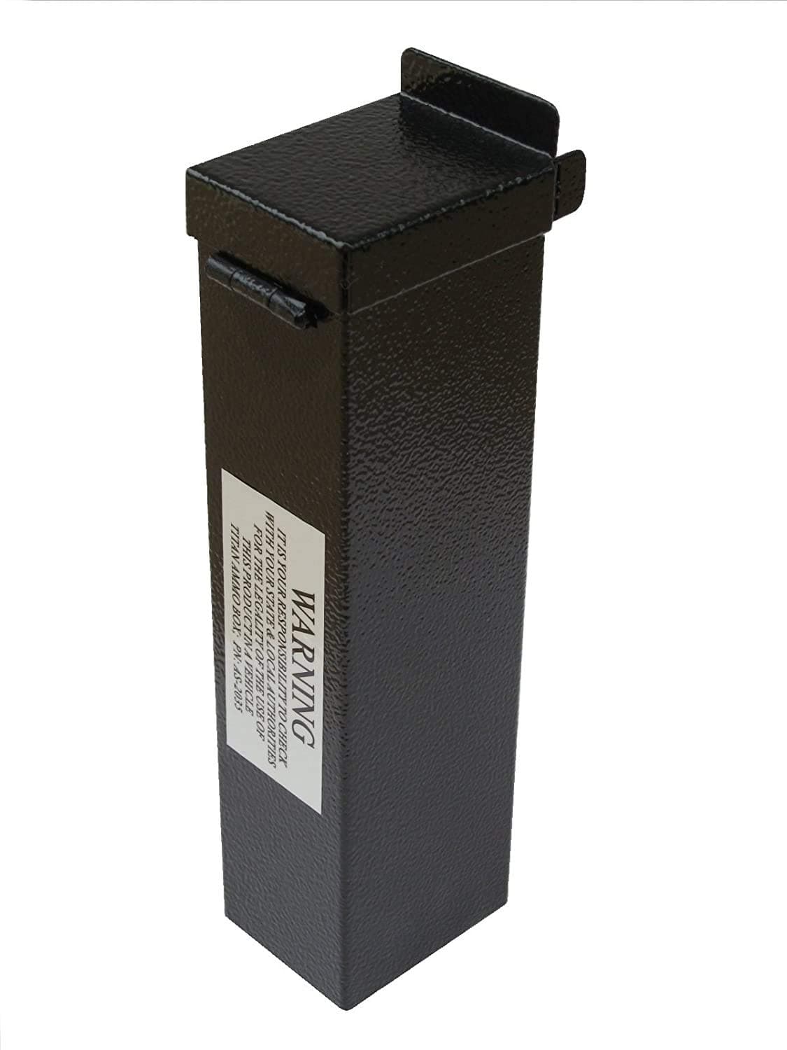 Titan Ammo Box - Made Exclusively to fit The Titan Pistol Vault Gun Safe!, Black, L 8” x W 6” x H 1 ¾”
