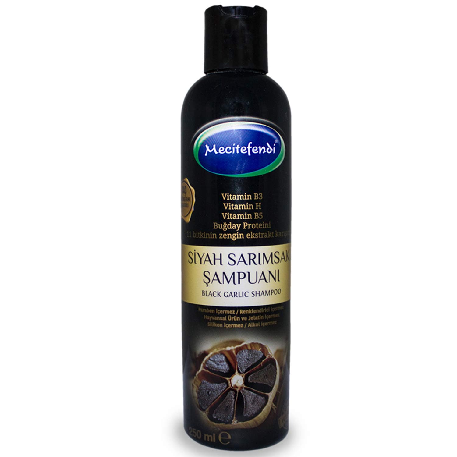 Natural & Organic Black Garlic Shampoo 250ML - with Special Formula - Now For INTRODUCTORY PRICE !! ($15.99)