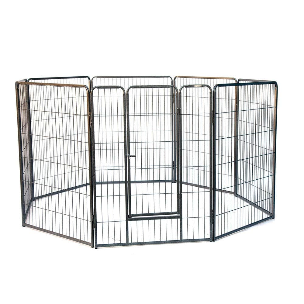 My1stPet 8 Panels Metal Exercise Dog Playpen with Door