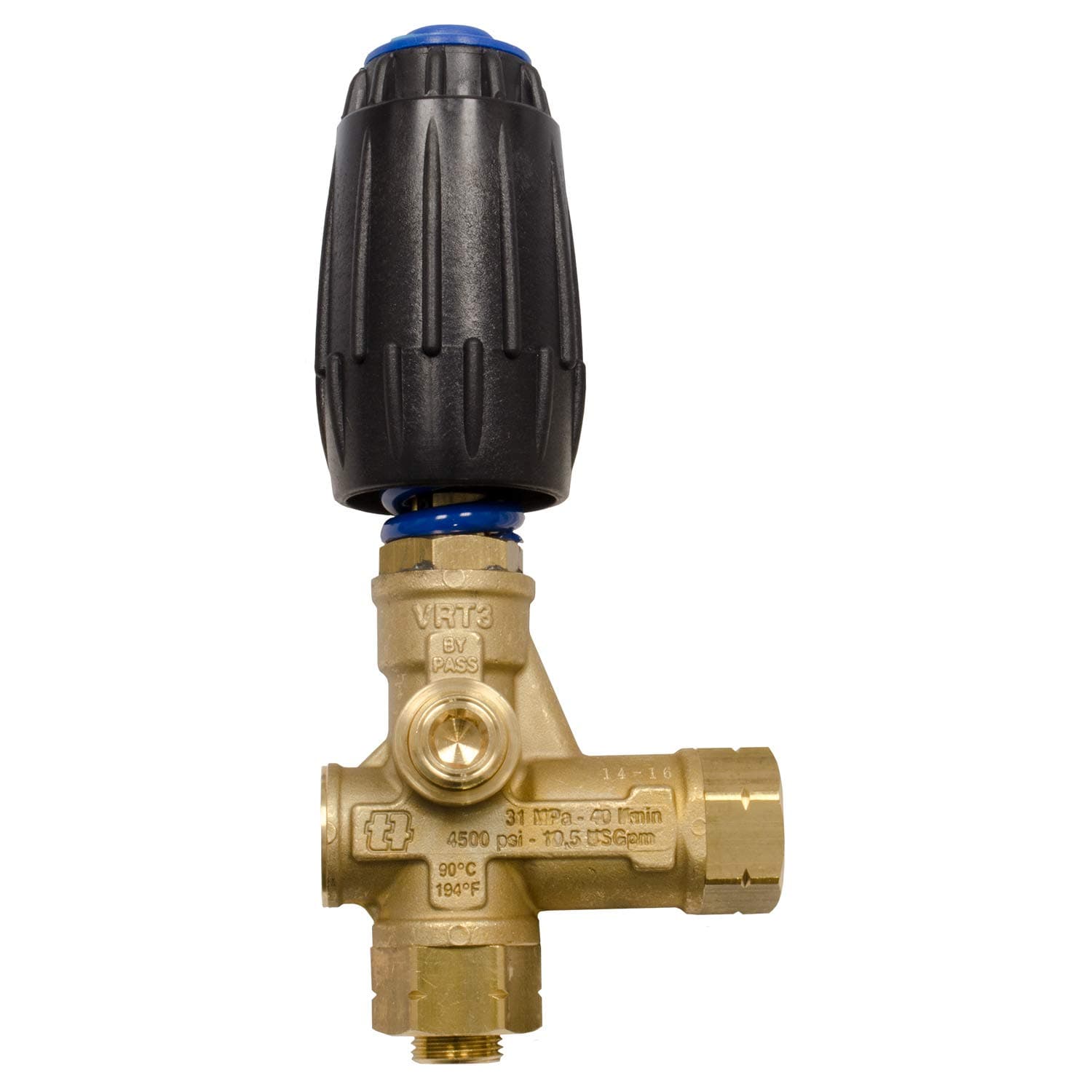 AR ANNOVI REVERBERIVRT3-250EZ Pressure Washer Unloader, Blue, 3650 PSI, Knob, EZ Start, Brass