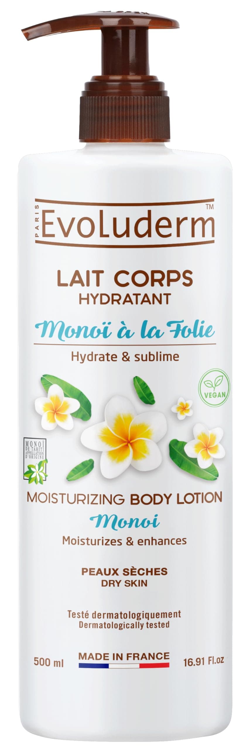 Evoluderm Monoi A La Folie Body Lotion 500 ml