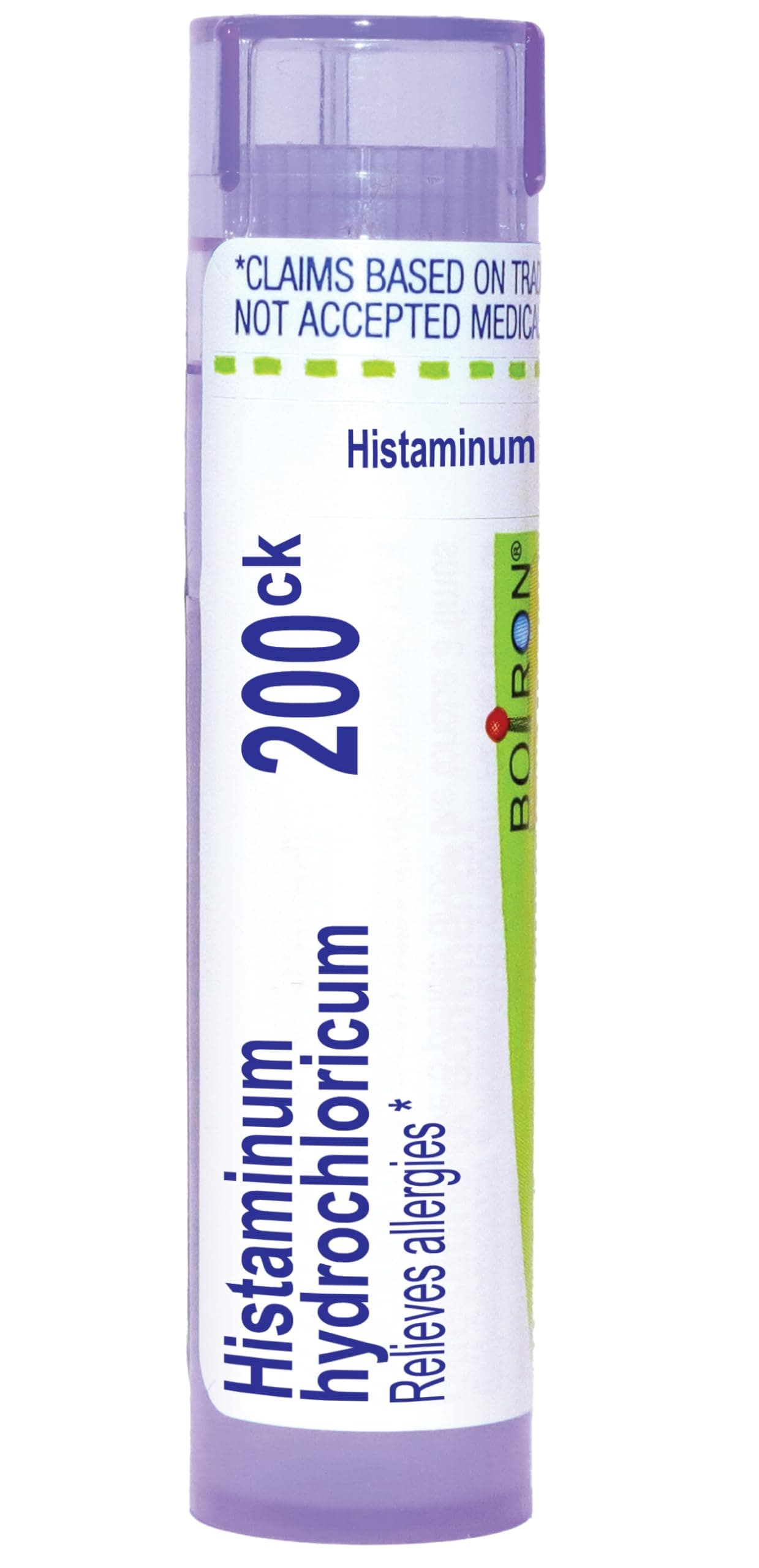 Histaminum Hydrochloricum Homeopathic Medicine for Allergies, 200ck,White 80 Count