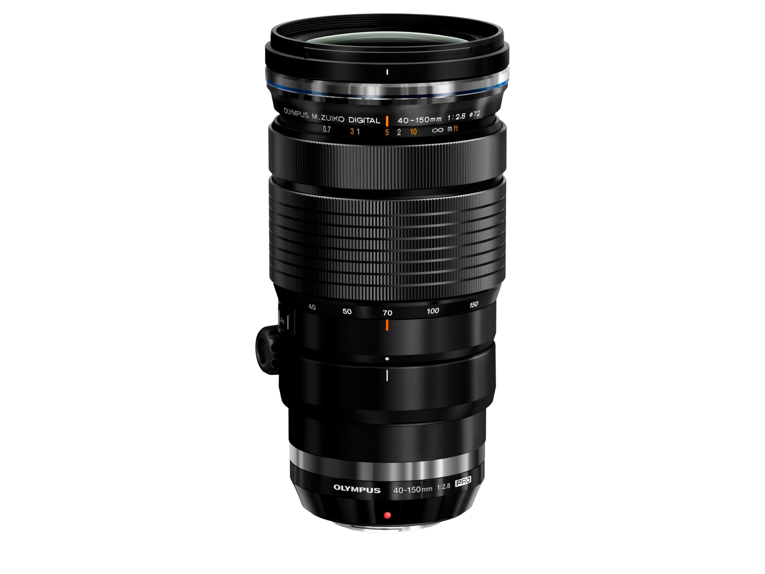 Olympus M.Zuiko Digital ED 40-150 mm F2.8 PRO Lens, Telephoto Zoom, Suitable for All MFT Cameras (Olympus OM-D & PEN Models, Panasonic G Series), Black