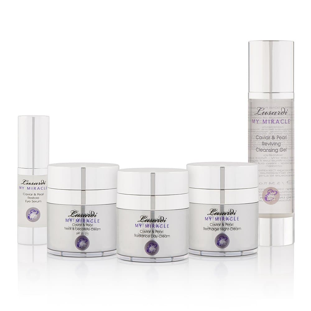 Lusardi My Miracle Caviar and Pearl 5pc Skincare Collection