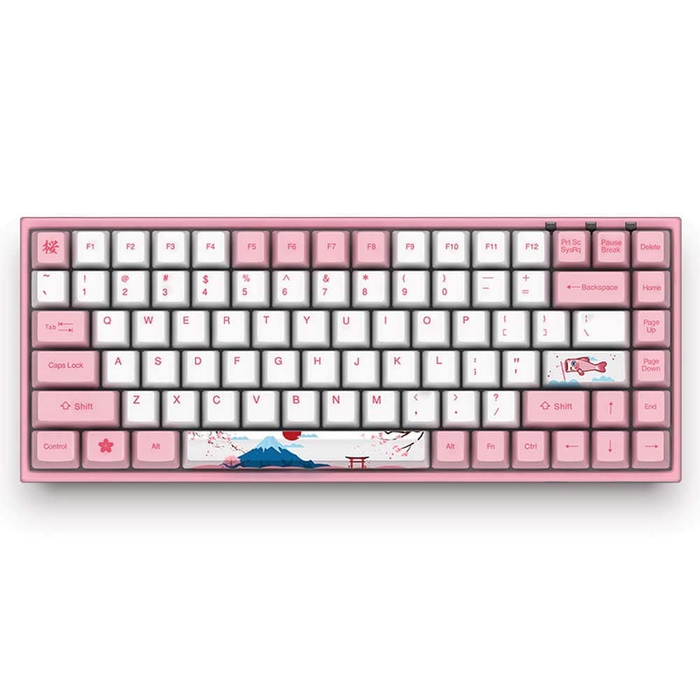 AKKO World Tour-AKKO 3084 Wired Mechanical Gaming Keyboard Chery MX Switch PBT Keycaps (Akko Orange Switch)