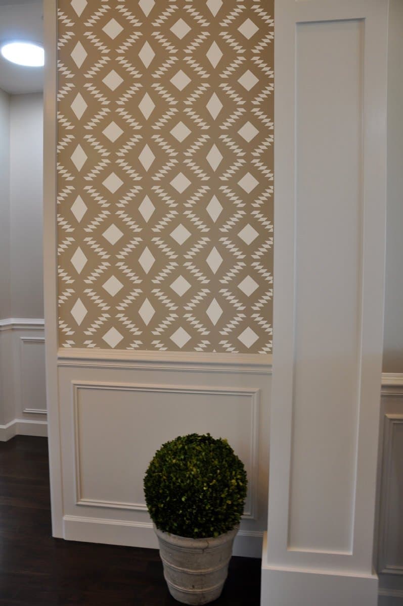 Tribal Wall and Floor Stencil - Cute Stencils - Laser Cut