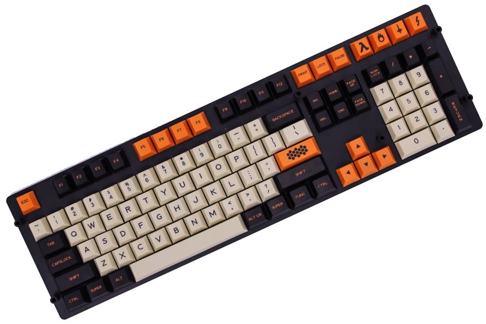 Big Carbon PBT Cherry Original Height Keycap Dye-Sublimated Keycap for Mechanical Keyboard (124keys)