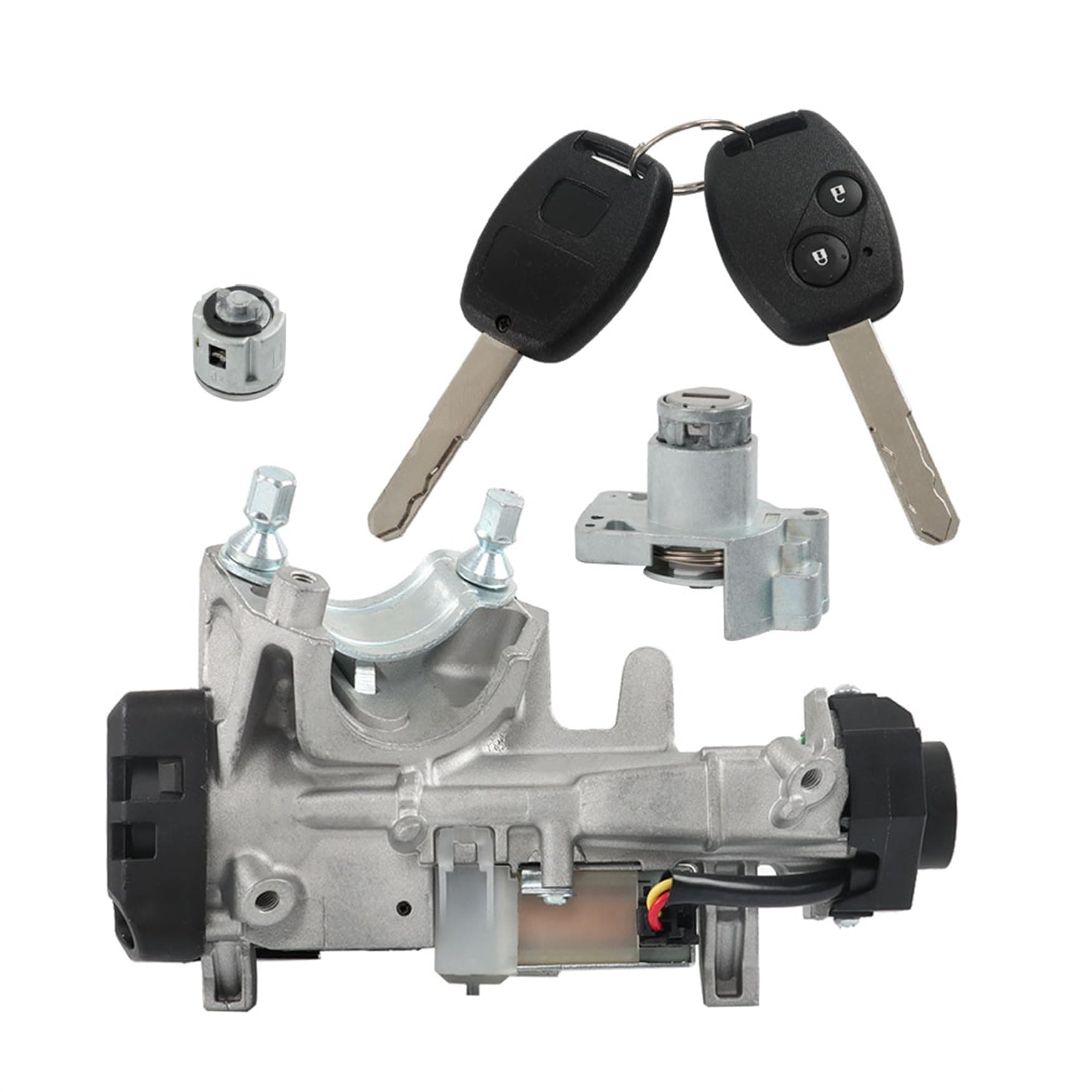 WFLNHB Ignition Switch Lock Cylinder Steering 06350-SWN-011 Replacement for 2007-2011 Honda CRV 2.4L