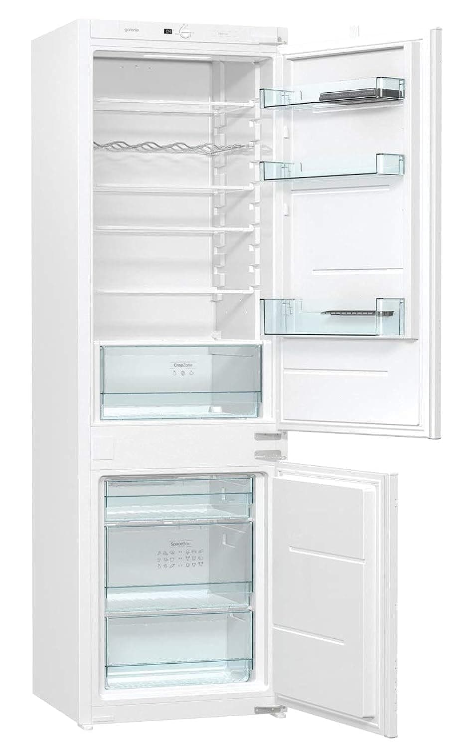Gorenje Nrki4181E1UK, Built In Integerated Fridge Freezer, 269 Liters, Energy Efficient, No Frost Technology, Fully AdjUStable Shelves, White, 1 Year Warranty
