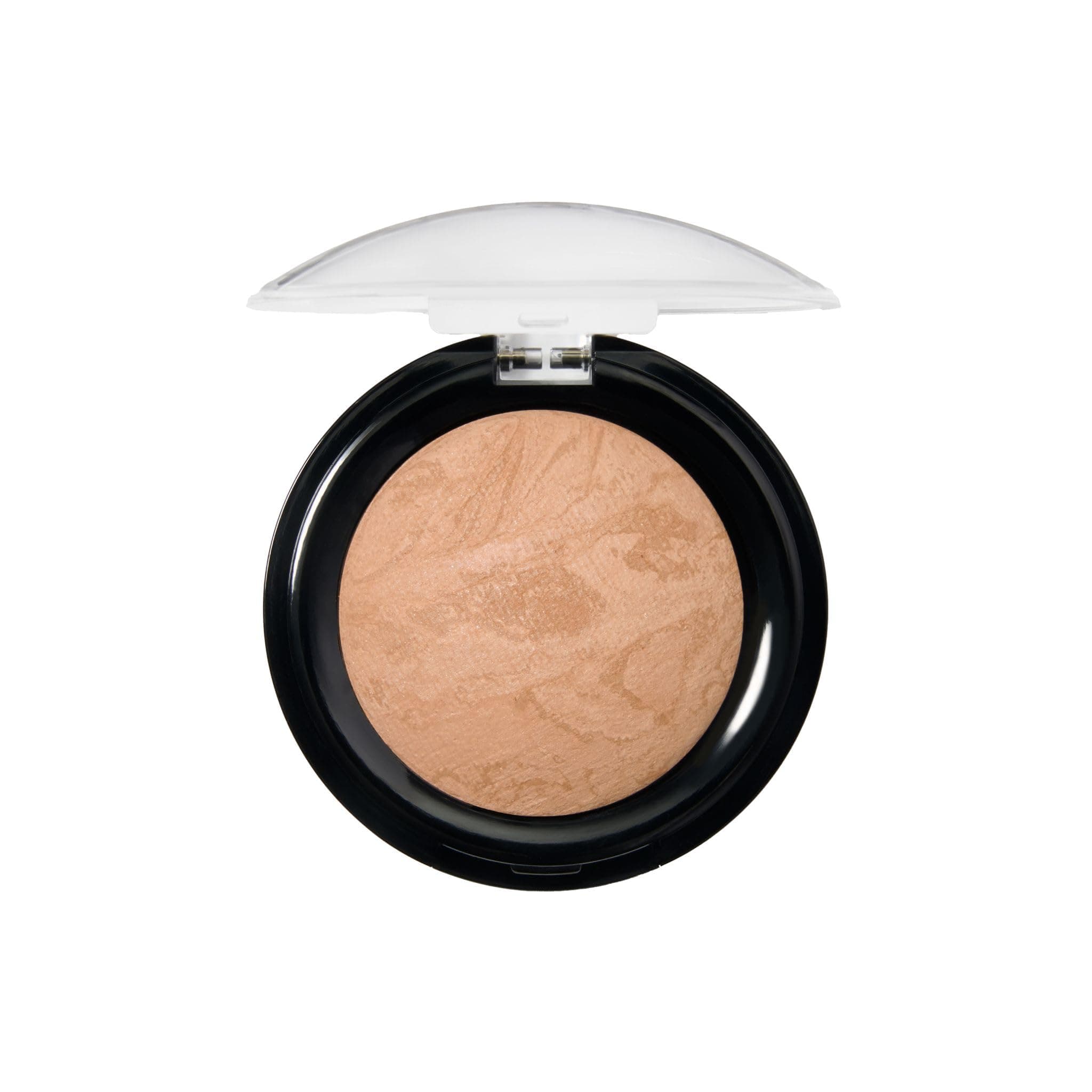 LAURA GELLER Baked to Go Balance-n-Brighten Colour Correcting Powder Foundation (Golden Medium) Travel Size Buildable Light to Medium Coverage Baked Foundation, Demi-Matte Finish