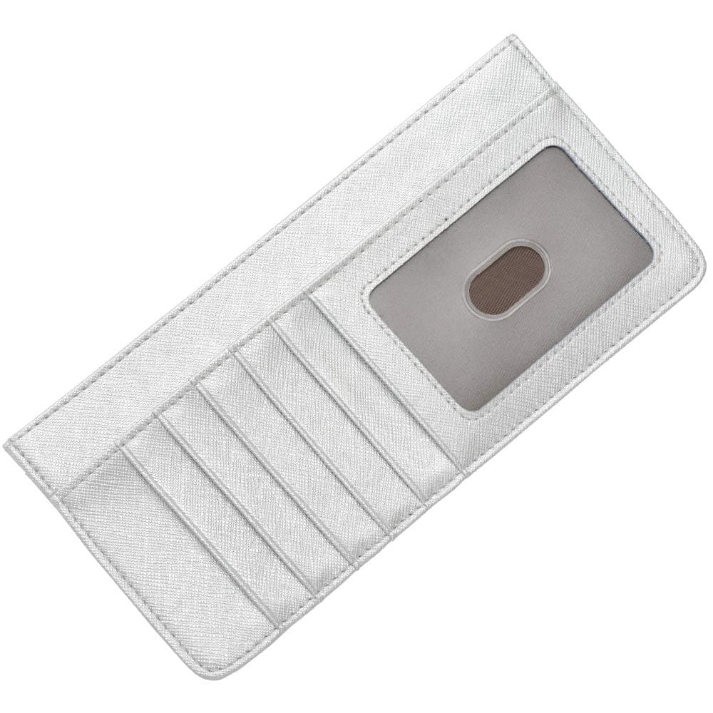 Women's Credit Card Wallet Slim Long Card Wallet Holder with Zipper Pocket for Cash, Coin, Receipt, ID Card