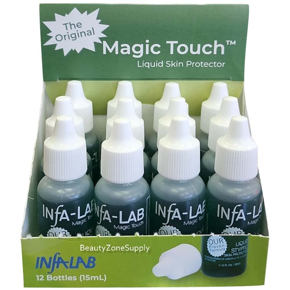 Infalab MAGIC TOUCH Liquid Styptic 12 Skin Protector Stop Bleeding Nail
