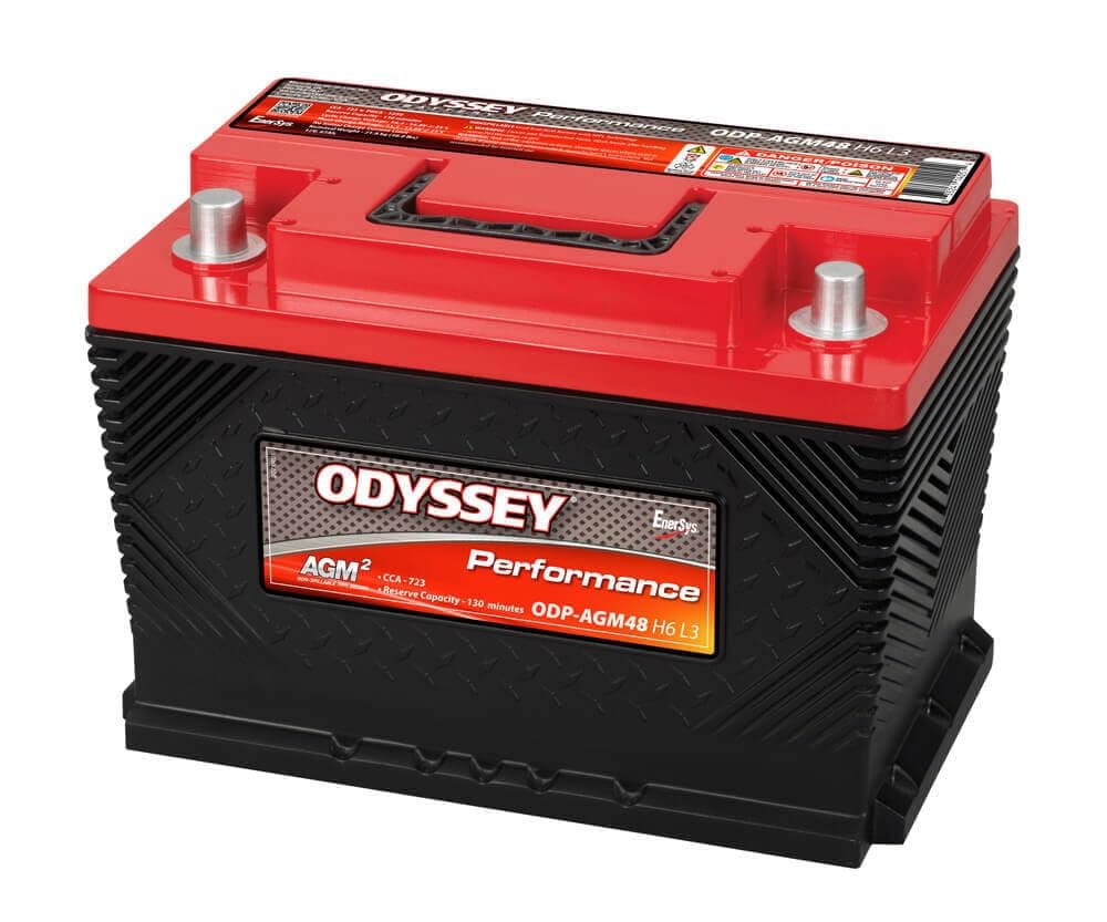 Odyssey Battery ODP-AGM48 H6 L3 48-720 0752-2020 Performance Series Battery, lead acid agm