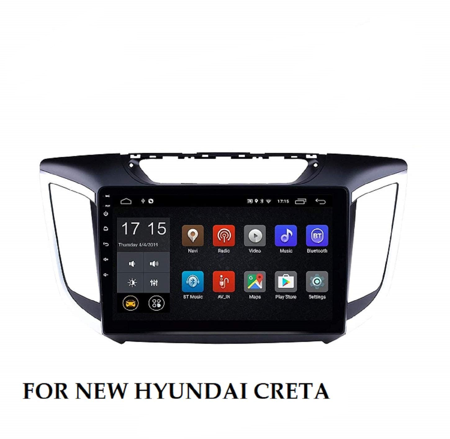 CLOUDSALE 10 inch HD Display/WiFi/Bluetooth/USB/Quad Core Processor Android Car Stereo for New Hyundai Creta