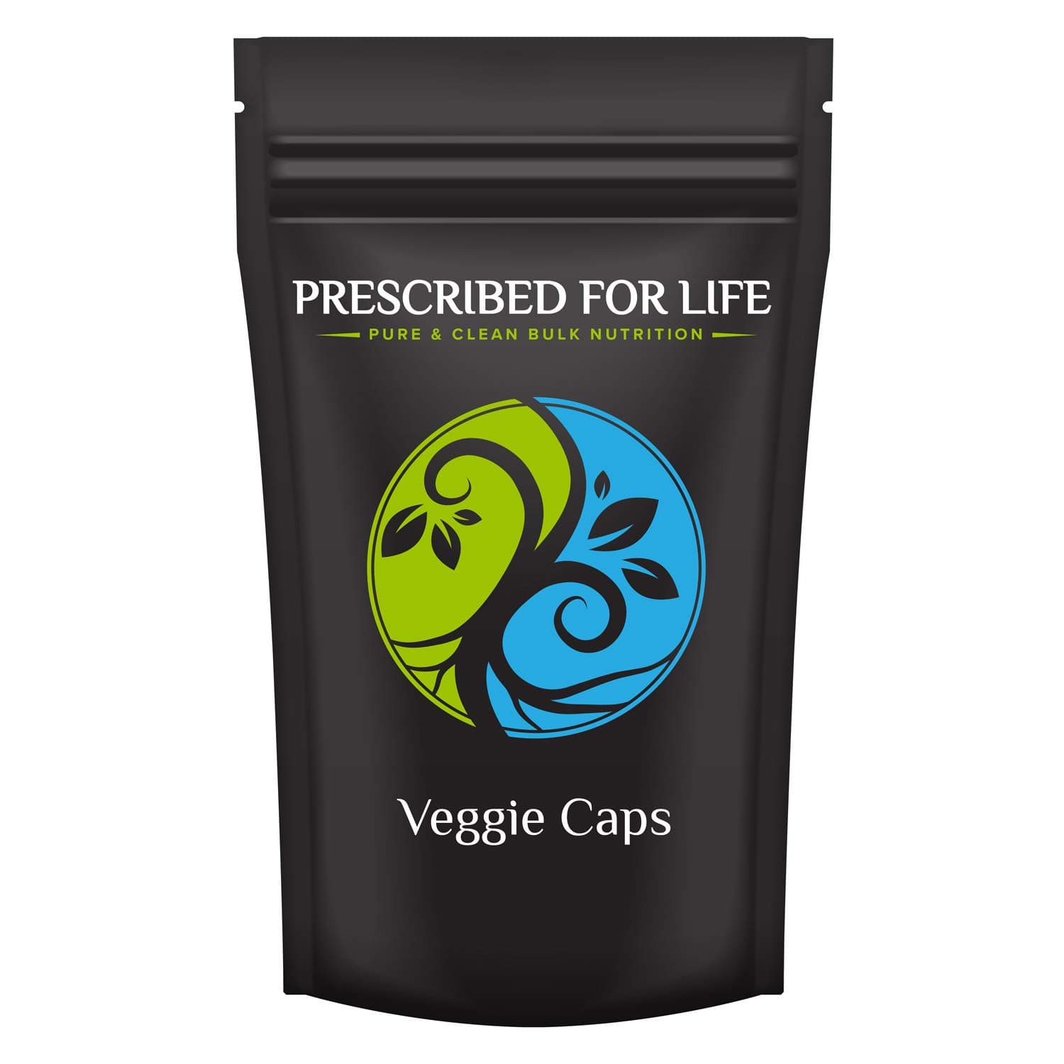 Prescribed for Life Veggie Caps - 100% Vegetarian Capsules - Size "00" Bulk Clear Empty Vcaps(R), 1000 Count