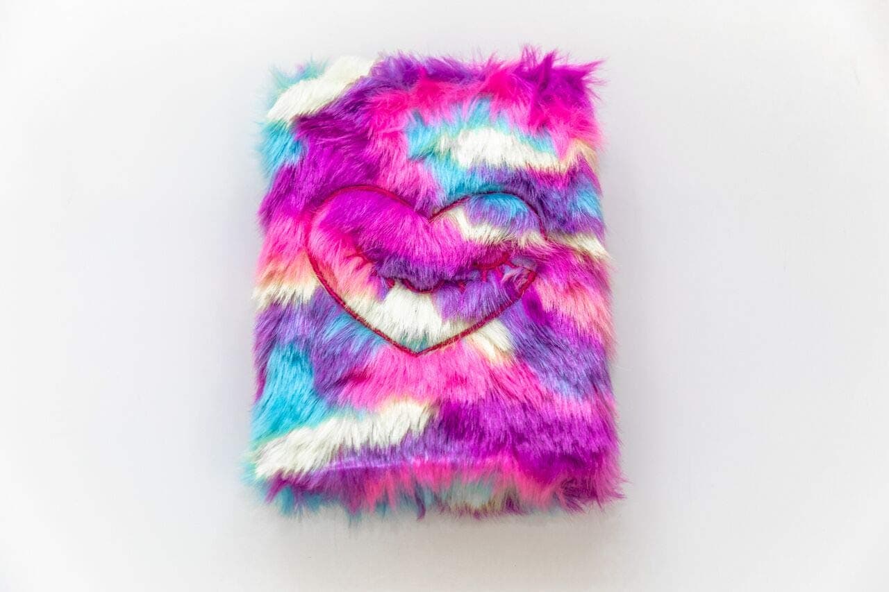 Shopperz Multi Color Soft Fur Diary to Maintain Your Details