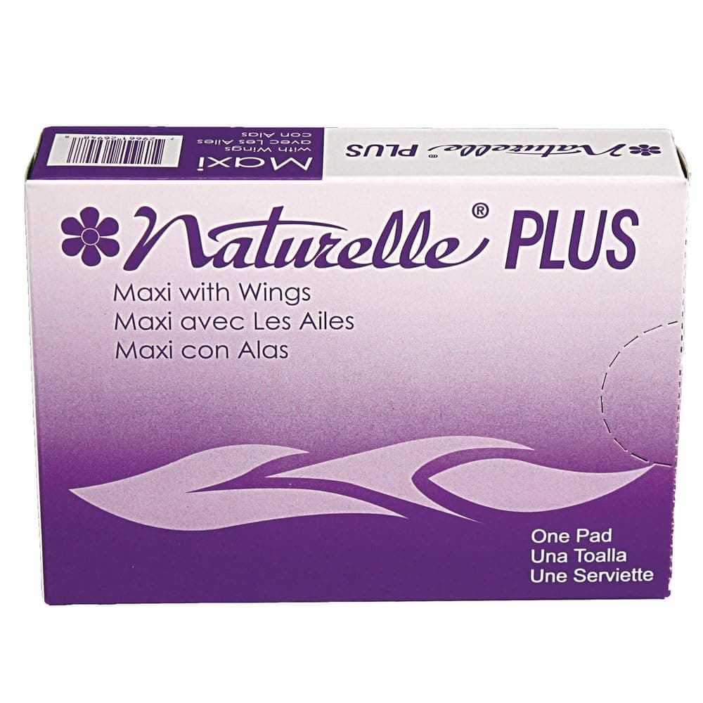 Naturelle Plus 25189973 Sanitary Napkins w/Wings, Dispenser Refill, 250/CT, White