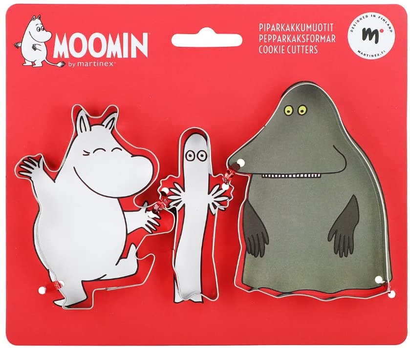 Family Baking Set (6 figures) of Moomin Characters Cookie Cutters Baking Moulds