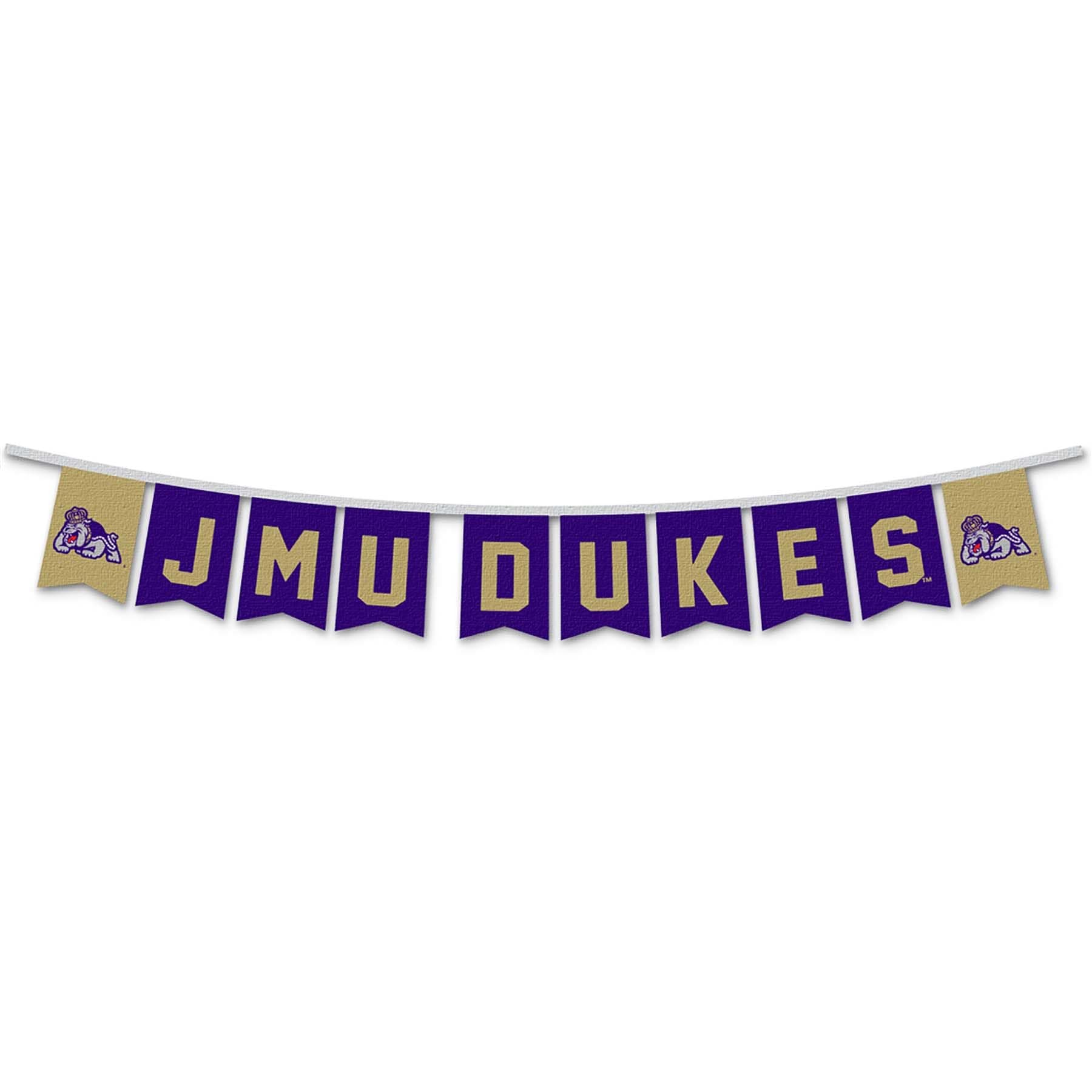 James Madison Dukes Banner String Pennant Flags