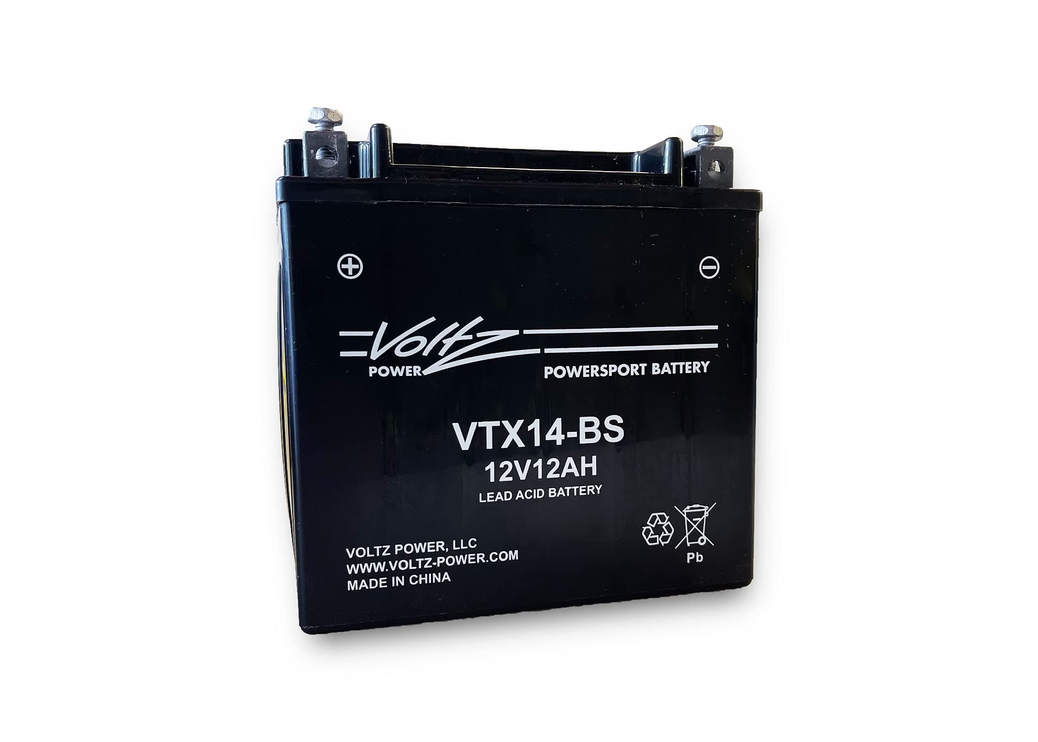 VTX14-BS Maintenance Free (AGM) Powersport Battery with Acid Pack
