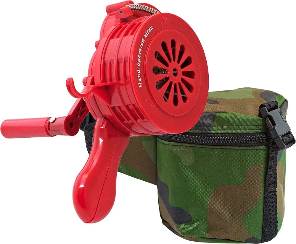 Vixen Horns Loud Hand Crank Manual Operated Portable Plastic Alarm/Siren (Air Raid) VXS-1000P
