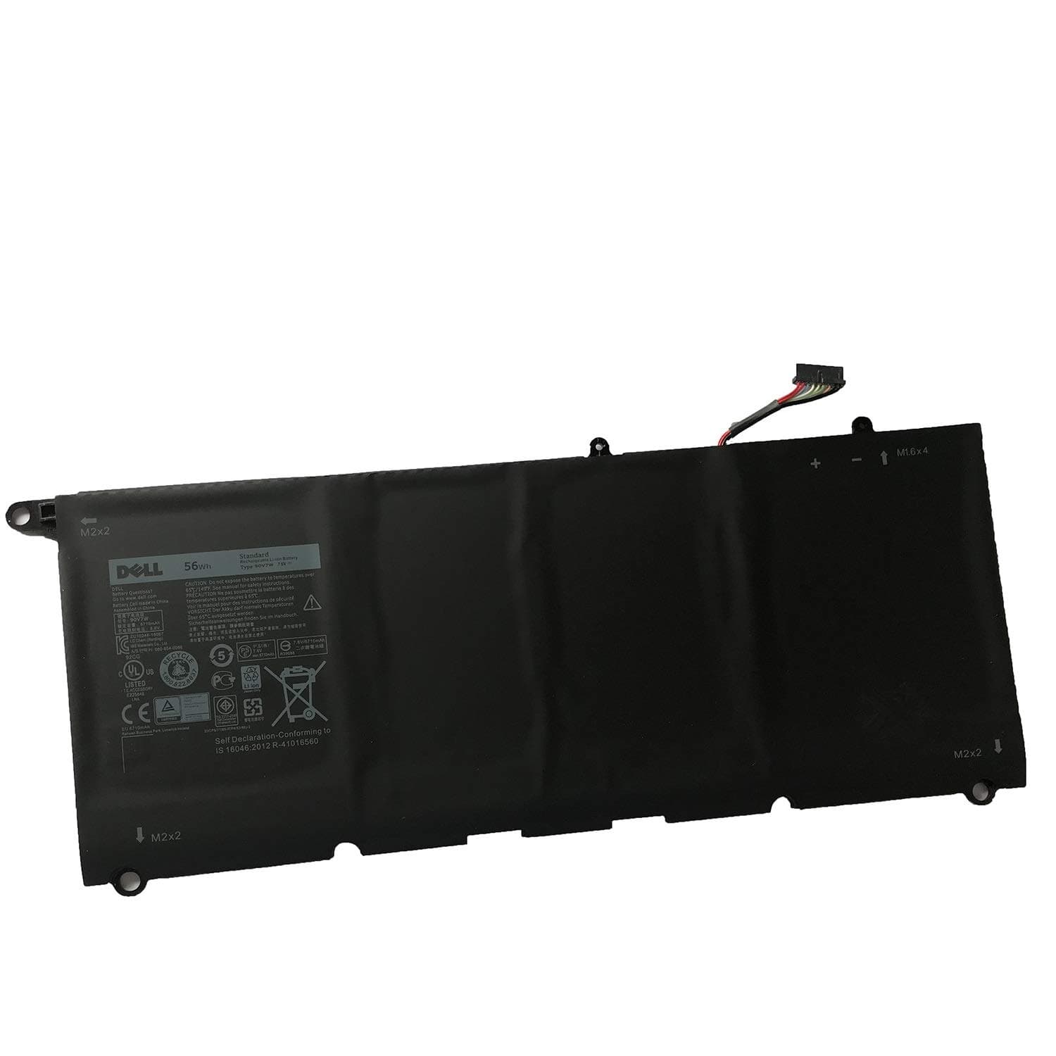 SANISI 90V7W Notebook Battery 7.6V 56WH for DELL XPS 13 9350 Series Also Compatible with JD25G 7.6V 52WH for DELL XPS 13 9343