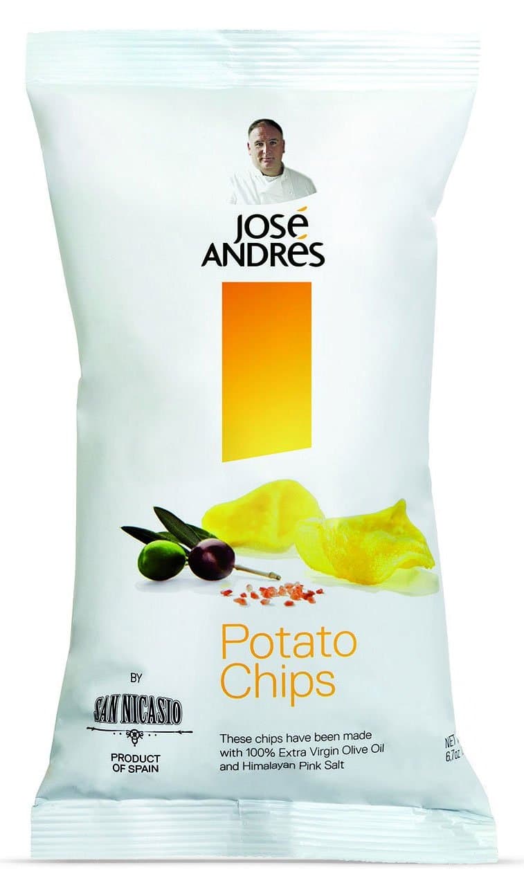 Jose Andres Spanish Potato Chips by San Nicasio 6.7 Oz Bag (pack of 2)