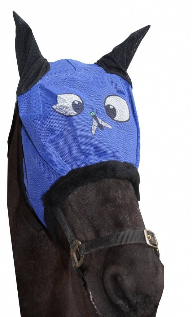 LuBa Horse Blankets Fly Mask with Fly Print -M-