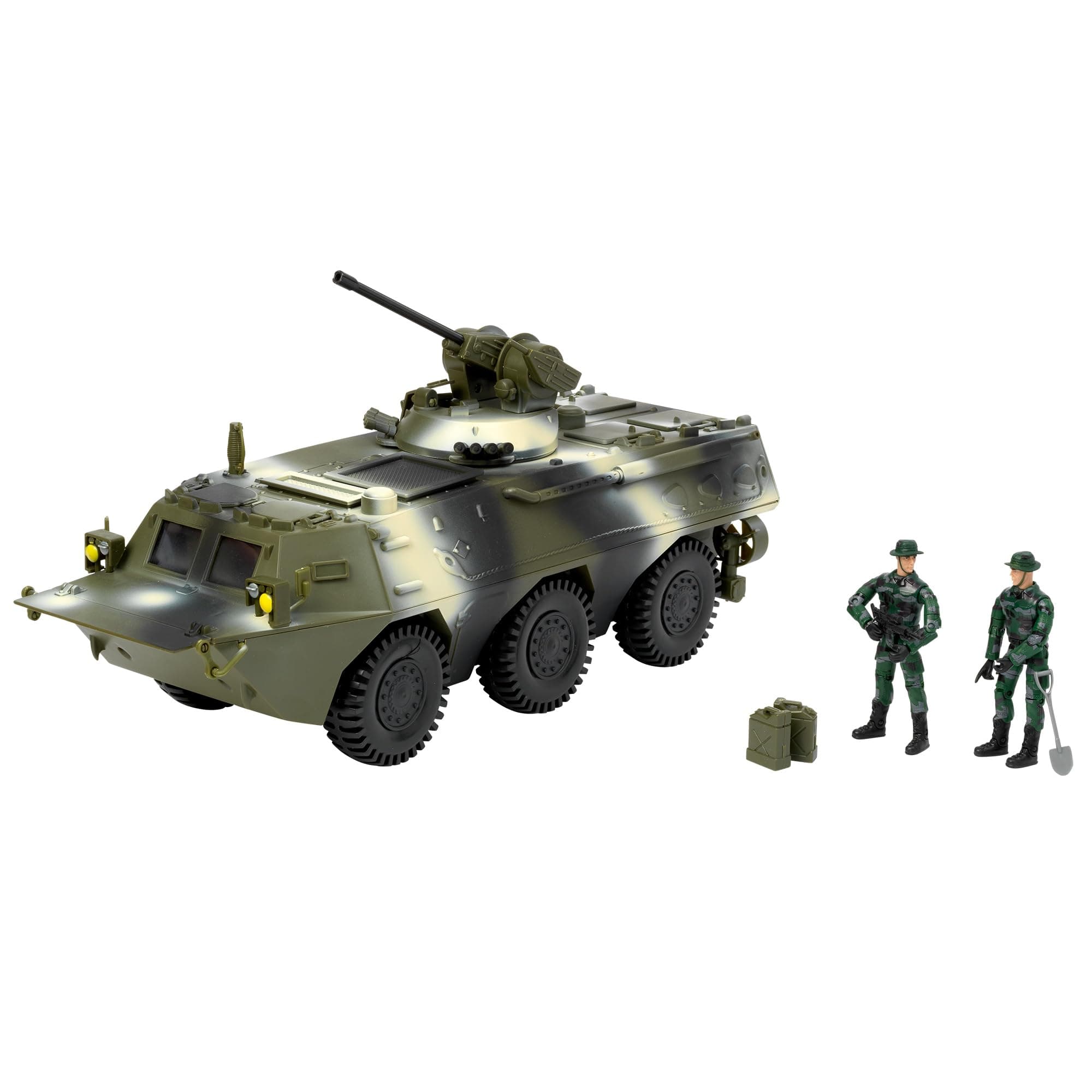 WORLD PEACEKEEPERS from Peterkin | 38cm Infantry Fighting Vehicle (IFV) with moving gun turret, 6 personnel positions and military figures | 1:18 Scale | Action Figures & Accessories | Ages 3+