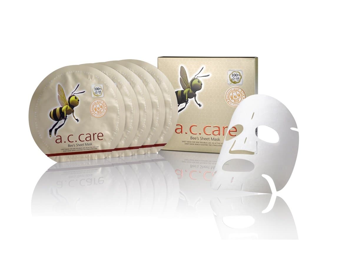 Omar Sharif A.C.Care Bee's Sheet Mask - 5pcs