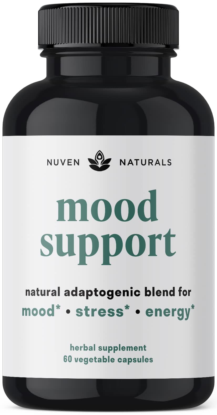 Plant-Based Supplement - Natural Adaptogenic Booster with Ashwagandha and Rhodiola Rosea | Contains 12 Herbs