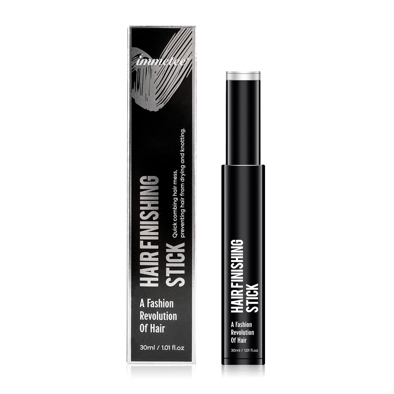 Immetee Hair Finishing Stick - Flyaway and Baby Hair Tamer, Edge Control Mascara Stick (30ml/1.01fl.oz)
