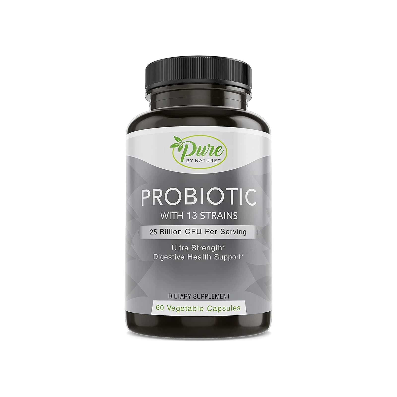 Probiotics for Women & Men, 13 Strains with 25 Billion CFU, Probiotics for Digestive Health, Gut Health, Immune Support, Bloating & Constipation, Vegan & Shelf-Stable, 60 Capsules