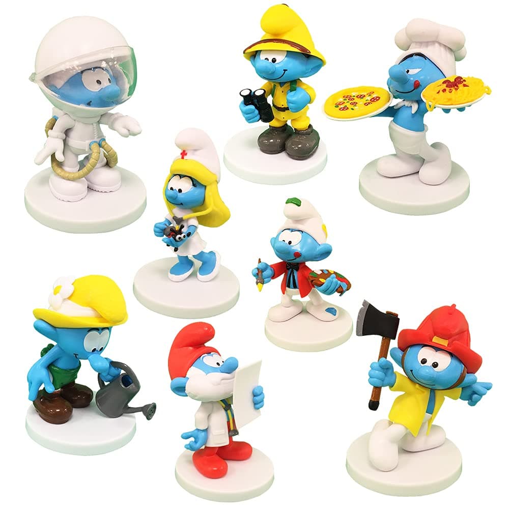 Sbabam Smurfs of Crafts Pack C Pack with 5 Smurfs Maxi Version